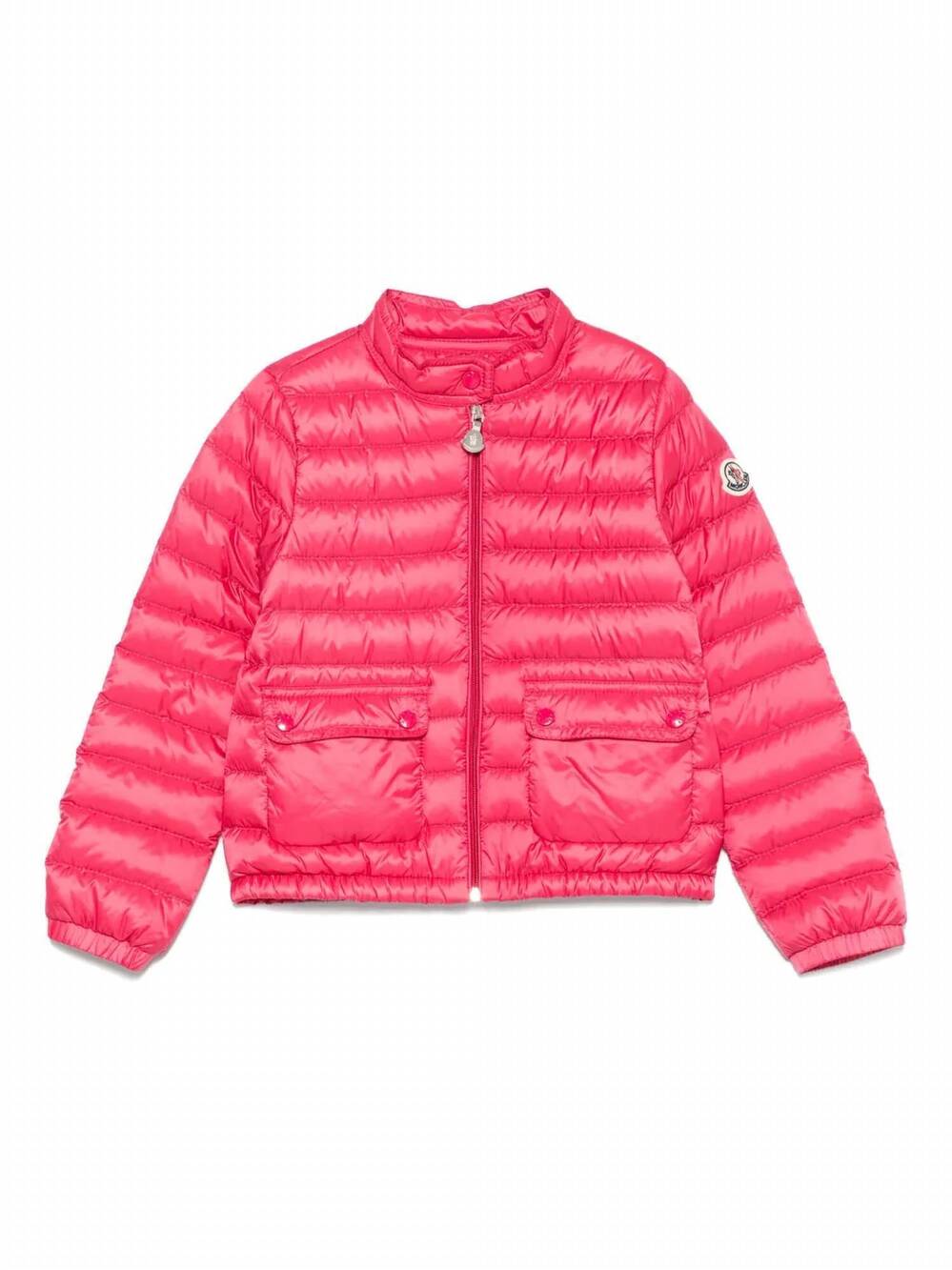 NEW MONCLER kid's lans down puffer jacket in pink